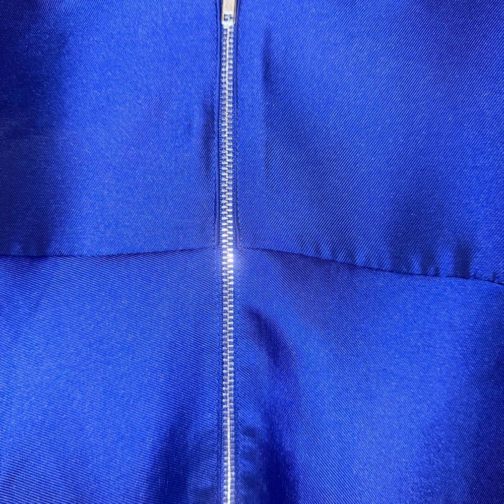 Royal Blue A-Line Satin Dress. (NWT) My Michelle, size 1 - Picture 9 of 13